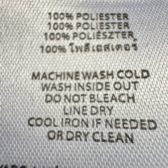 Michael Kors Blue Blouse Size Large with silver tone hardware - Picture 9 of 17